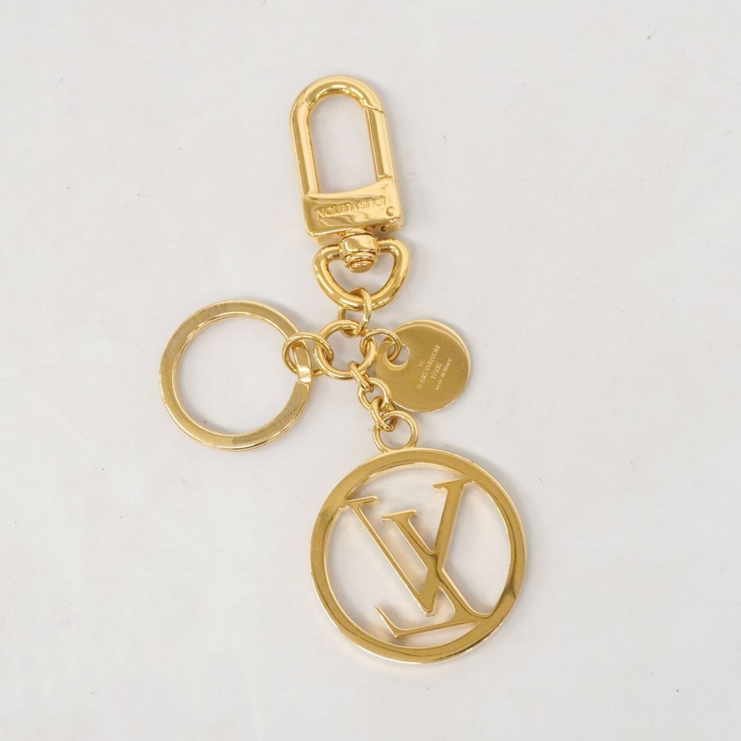 Louis Vuitton Porte-Cls Lv Circle Keychain M68000 Gold