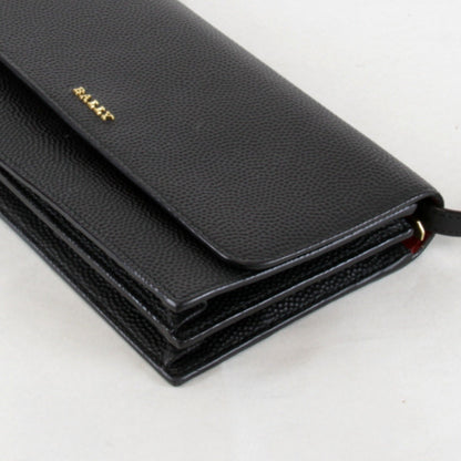Bally Shoulder Bag Leather Black