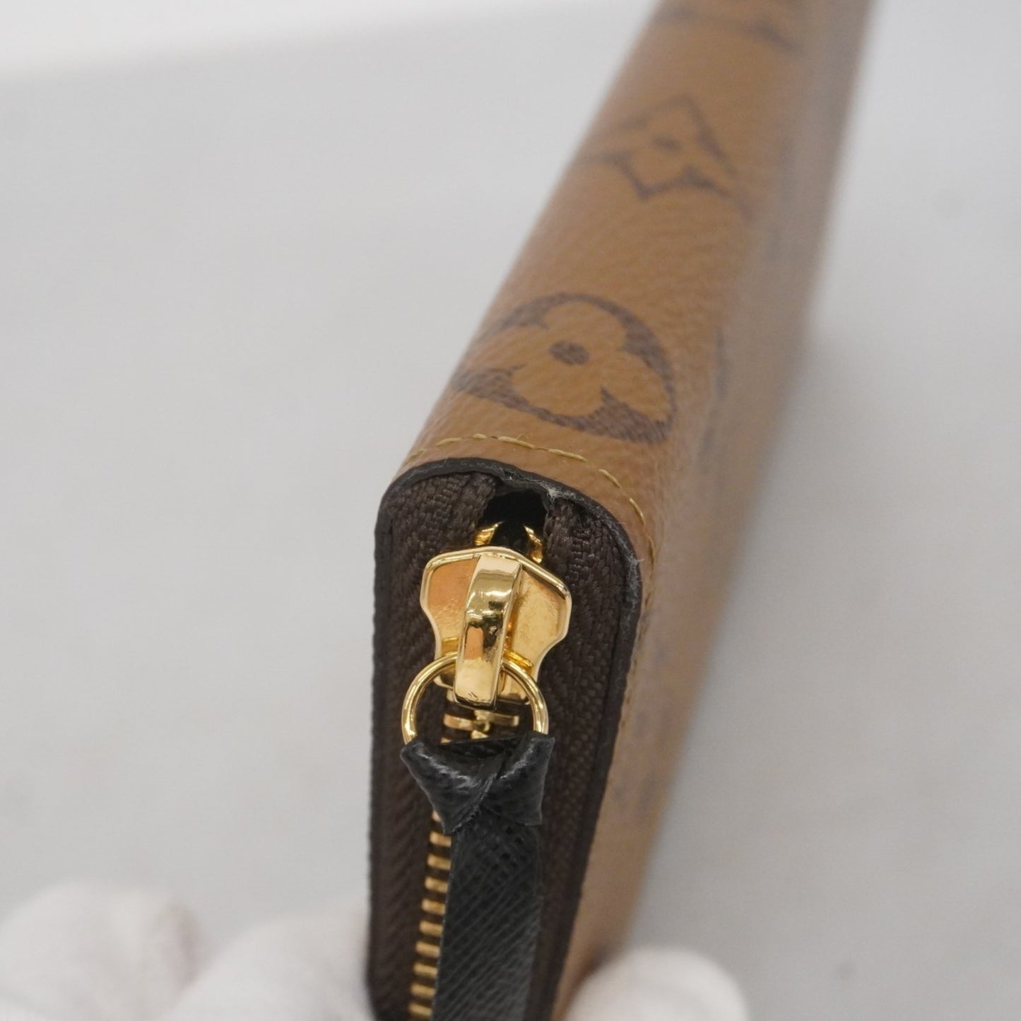 Louis Vuitton Monogram Reverse Portefeuille Clemence Long Wallet M82336 Brown