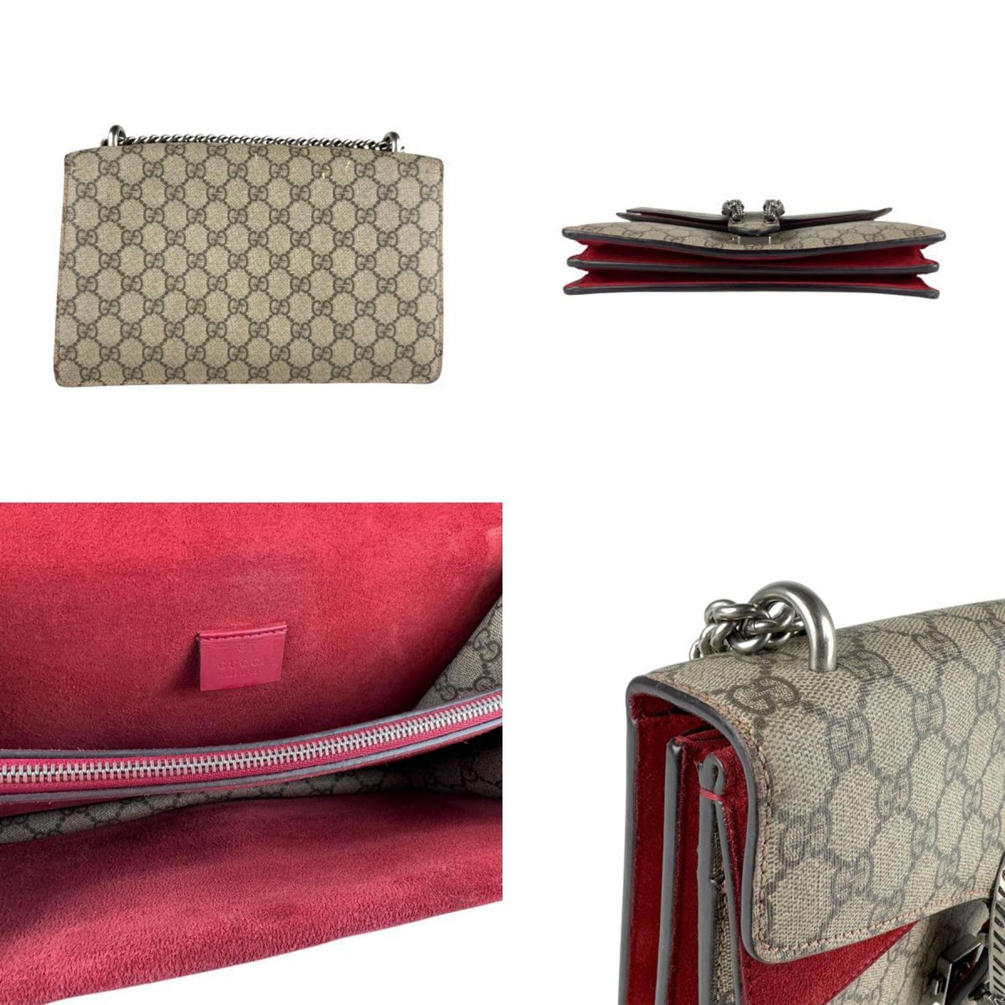 Gucci Dionysus Shoulder Bag In Gg Supreme Canvas