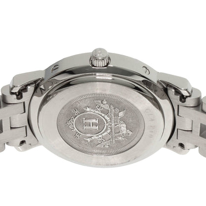 Hermes Cl4.210 Clipper Watch Stainless Steel Ss