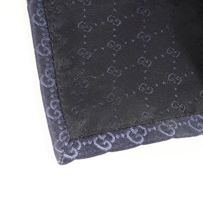 Gucci Gg Monogram Web Stripe Silk Tie