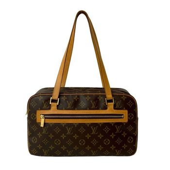 Louis Vuitton Cite Gm Monogram Leather Semi-Shoulder Bag/Handbag Brown 33672
