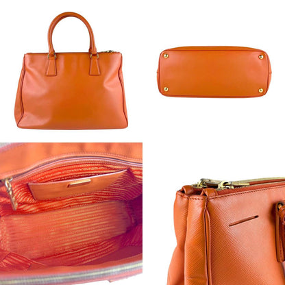 Prada Prada Handbag Shoulder Bag Leather Orange