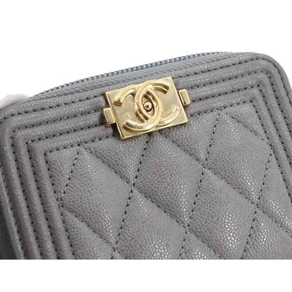 Chanel Boy Chanel Zip Coin Purse