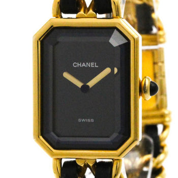 Chanel Premiere Size M Gold Plated Quartz