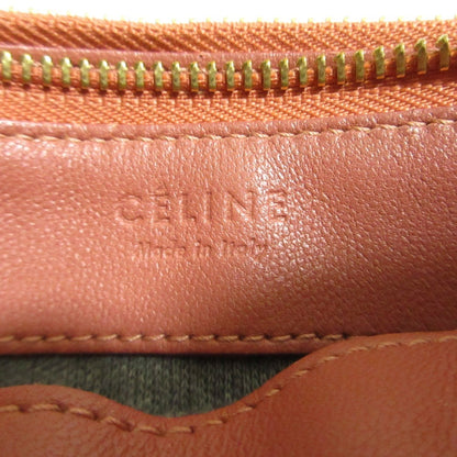 Celine Trio Small Shoulder Bag In Pink Brown