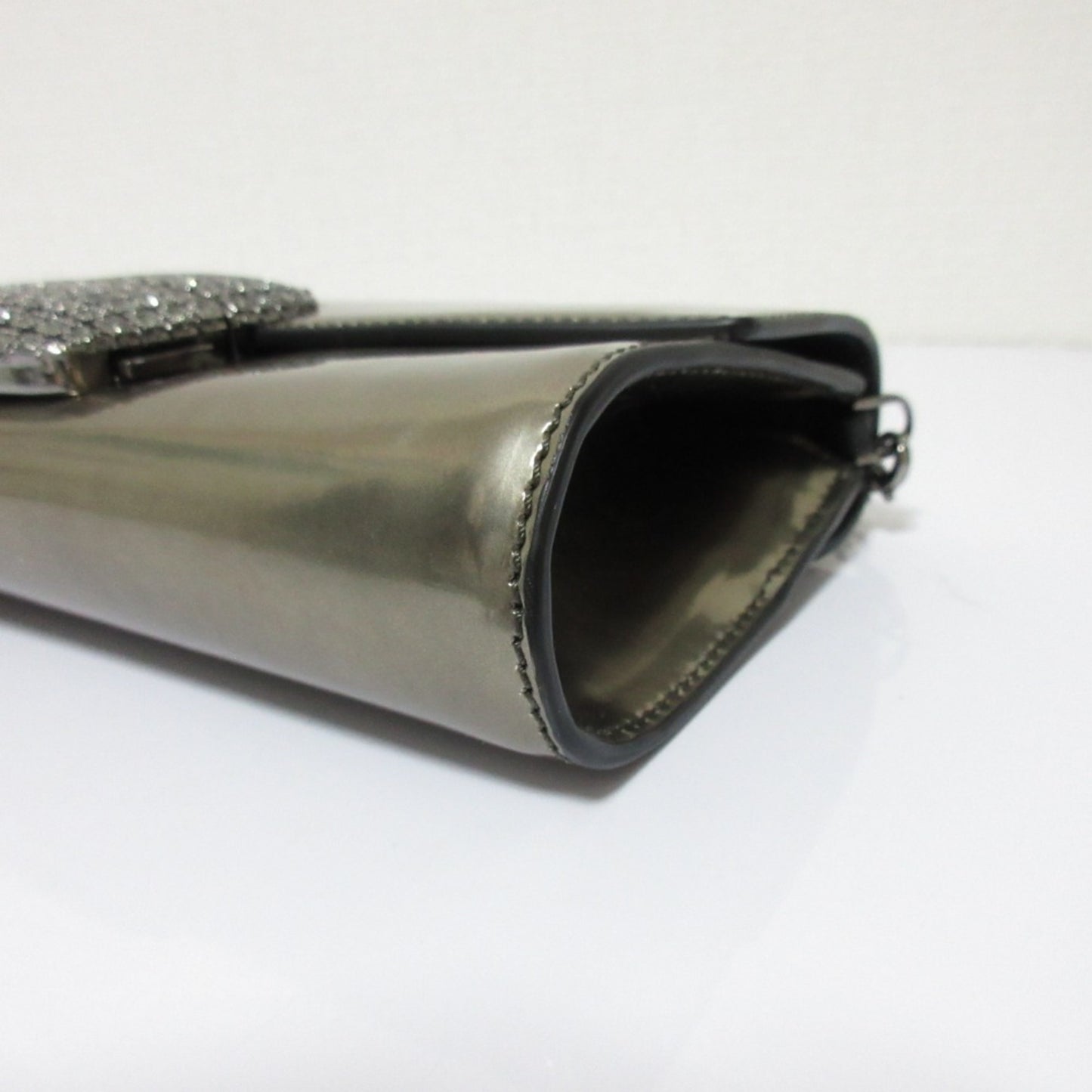 Sergio Rossi Borse Hard Clutch Chain Shoulder Bag