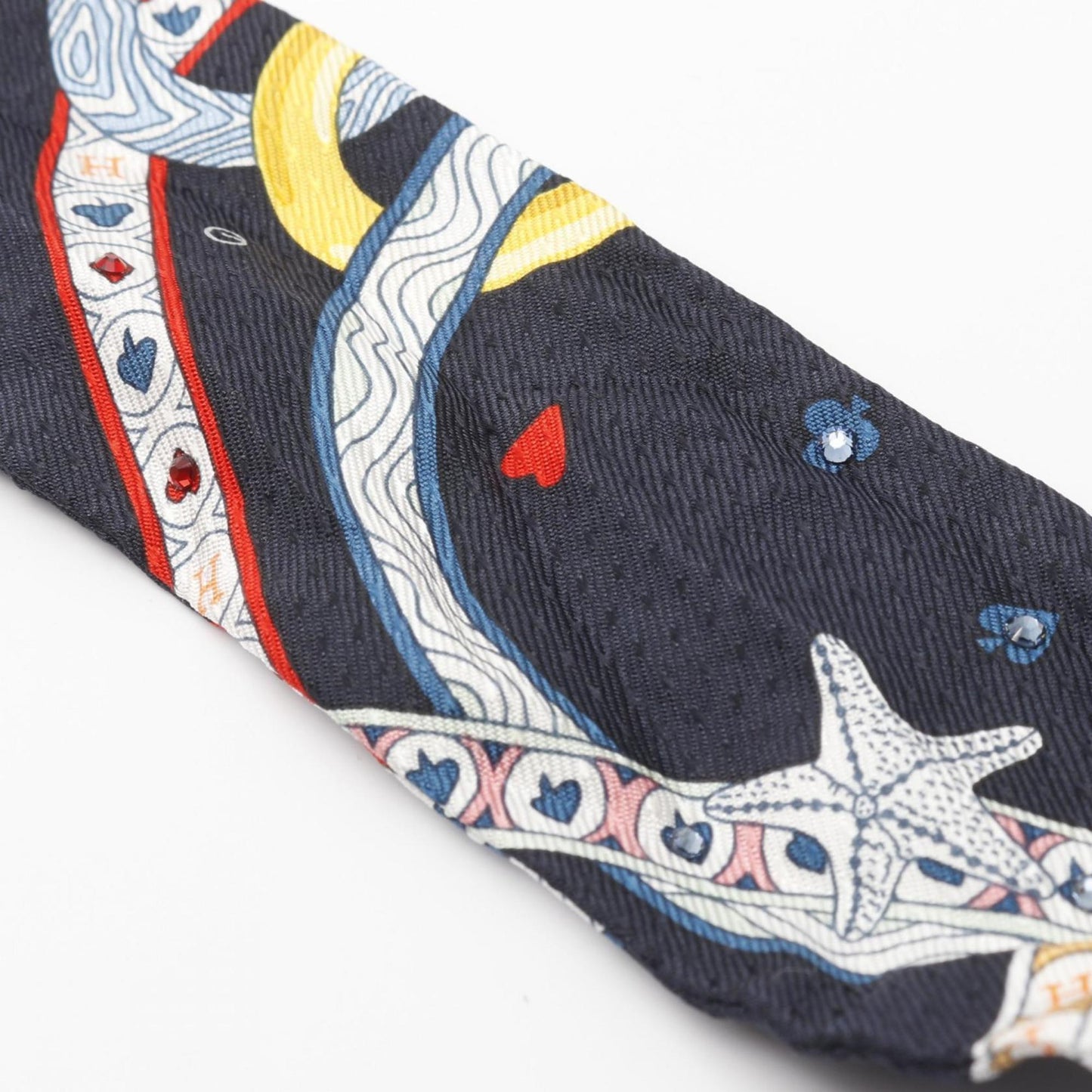 Hermes Herms Twilly Dame De Coeur Silk Scarf For Women