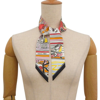 Hermes Herms Twilly Rayeur D'Ete Scarf/Muffler In Silk