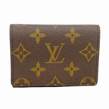 Louis Vuitton Monogram Envelope Carte De Visite Business Card Case M63801 Brown