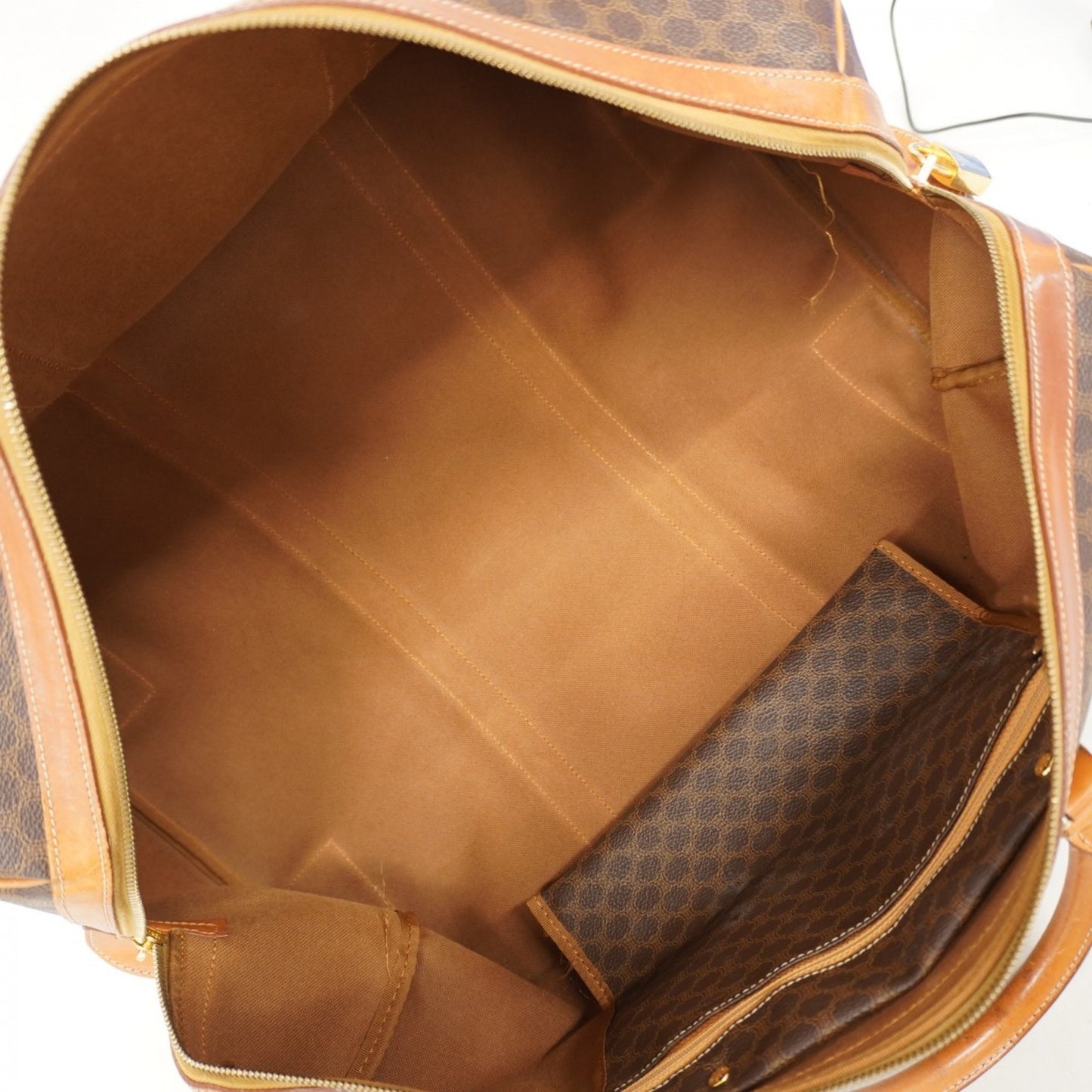 Celine Boston Bag Macadam Brown