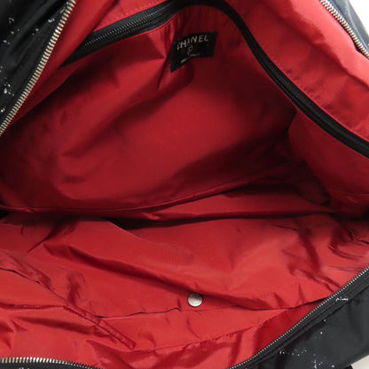 Chanel Travel Line Boston Bag Nylon Material