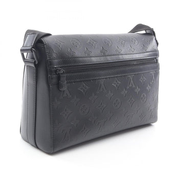 Louis Vuitton Sprinter Messenger Shoulder Bag In Monogram Shadow Leather