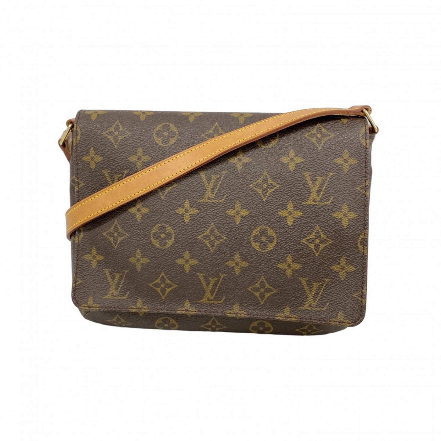 Louis Vuitton Monogram Musette Tango Short Strap Shoulder Bag M51257 Brown
