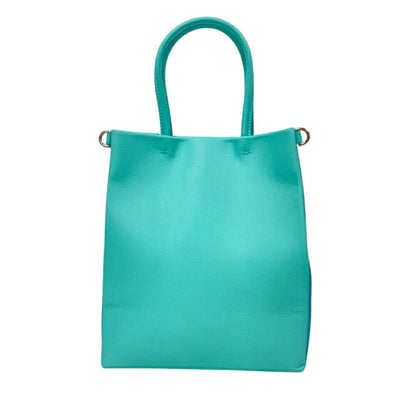 Tiffany&Co. Tiffany Cat Street Shoulder Tote Bag Blue