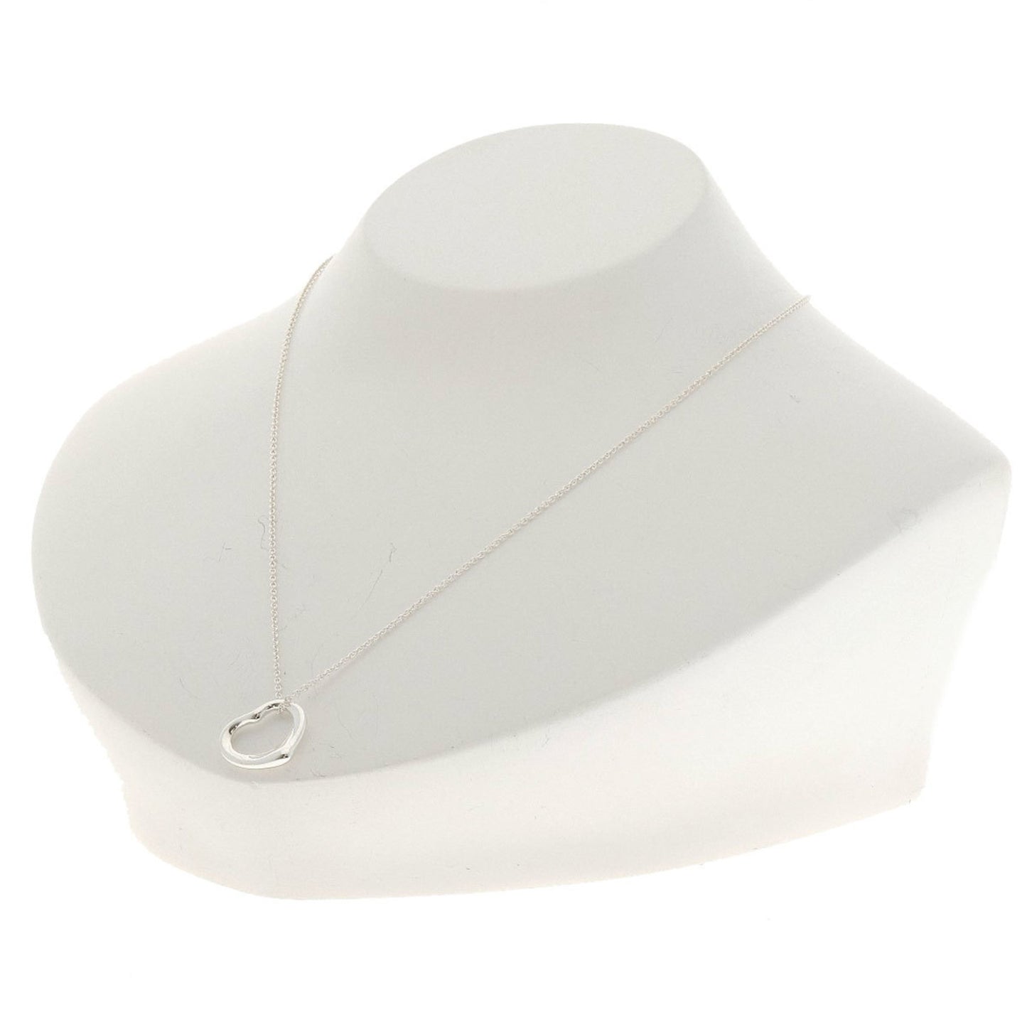 Tiffany & Co. Open Heart Necklace In Silver