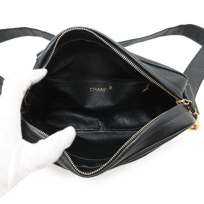 Chanel Triple Coco Caviar Skin Shoulder Bag