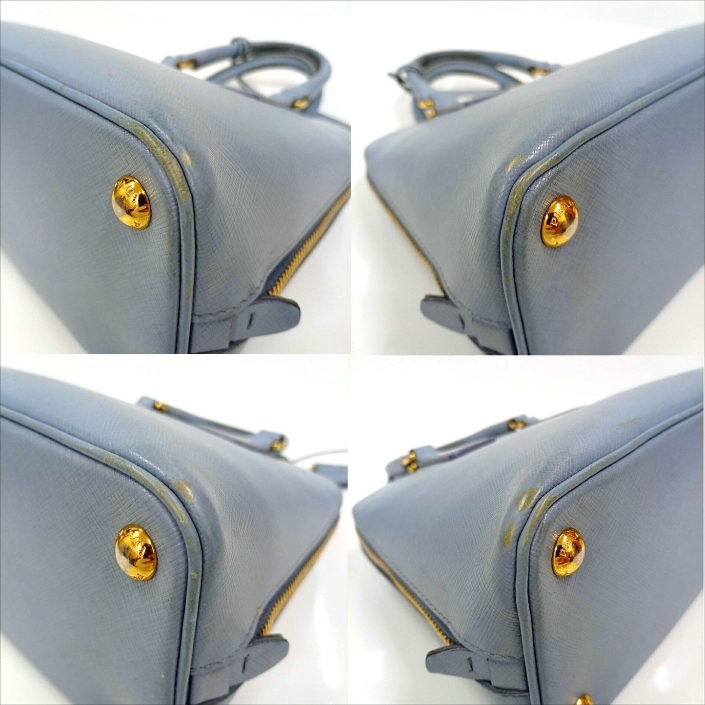 Prada Saffiano Leather Lux Astrale Sky Blue Bl0838 Prada Saffiano Lux Astrale Handbag Ja-25011