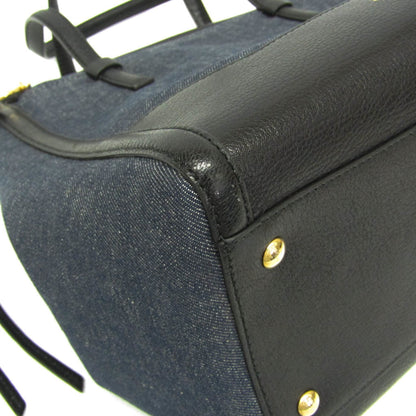 Denim - Salvatore Ferragamo Tote Bag Leather