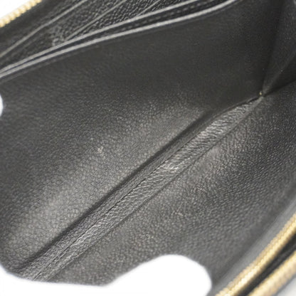 Louis Vuitton Monogram Empreinte Stitch Zippy Wallet M64805 Beige Noir