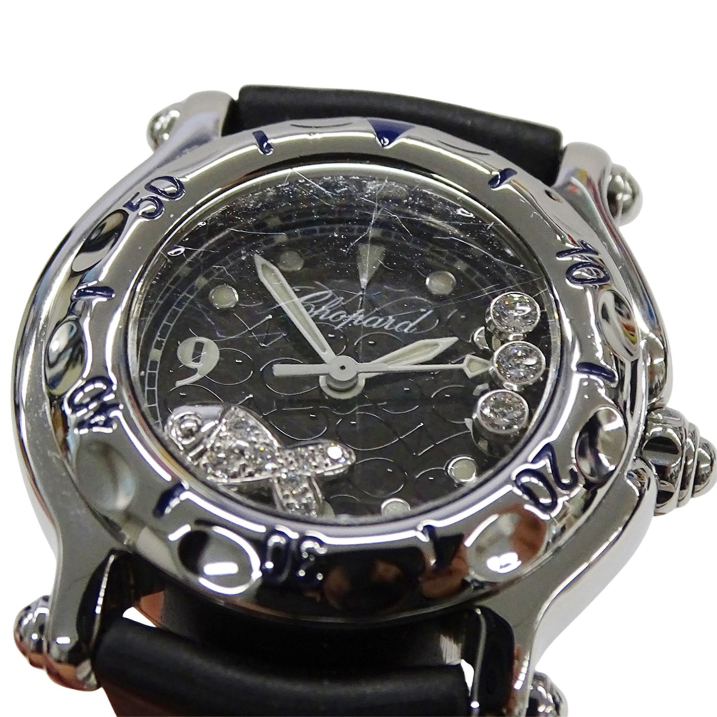 Chopard Happy Sport Fish Diamond Quartz Watch For Women