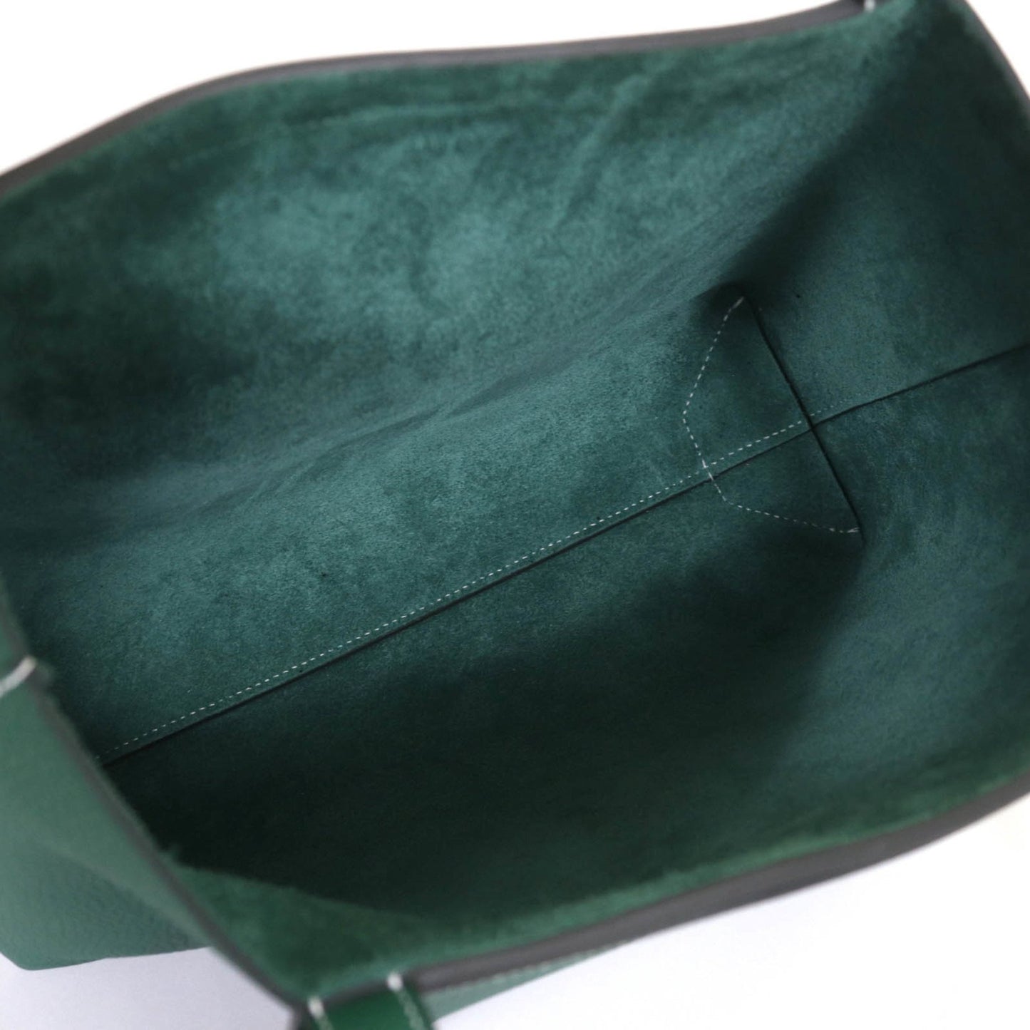 Hermes Cabas Serie 31 Taurillon Clemence Vert Moyen Tote Bag