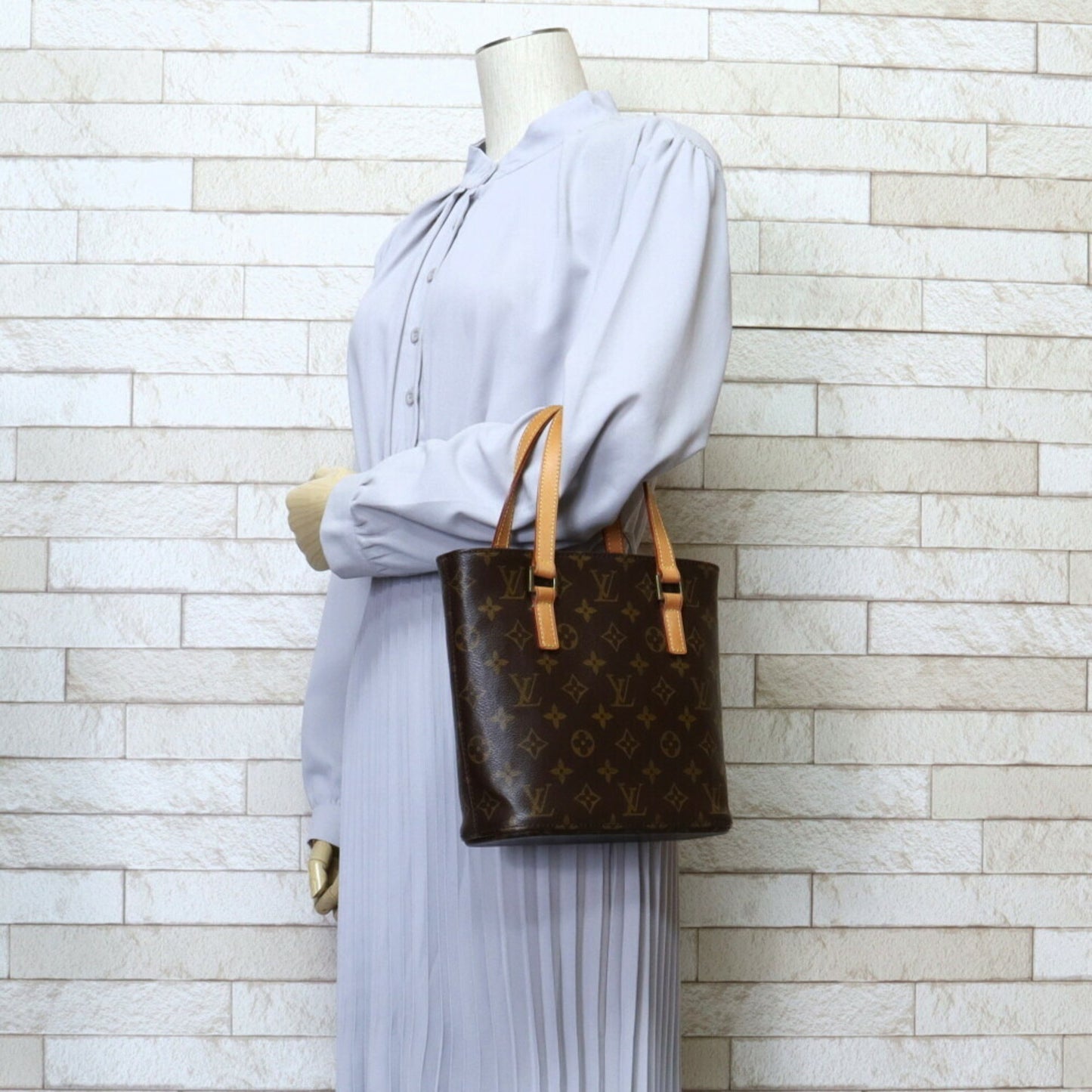Louis Vuitton Vavin Pm Monogram Handbag Canvas M51172 Brown