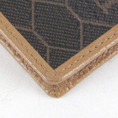 Christian Dior Honeycomb Wallet Brown