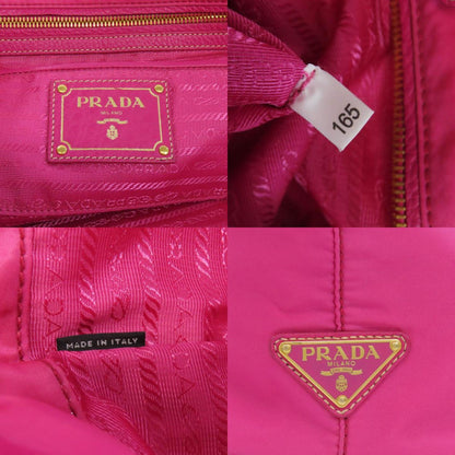 Prada Metal Tote Bag Nylon Material