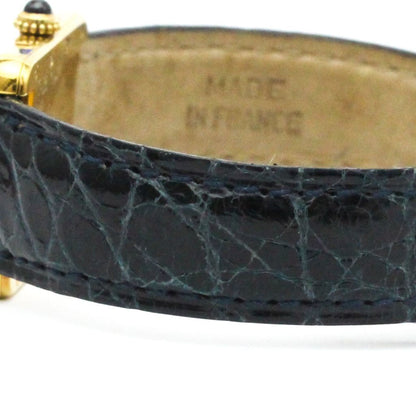 Cartier Must Tank Quartz Gold Plated