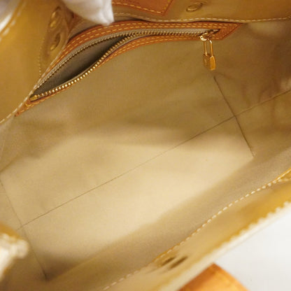Louis Vuitton Vernis Reed Pm Handbag M91144 Beige