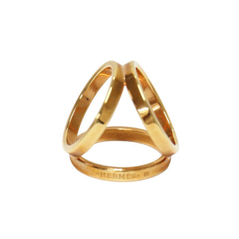 Hermes Hermes Scarf Ring 90 Trio Clasp Gold