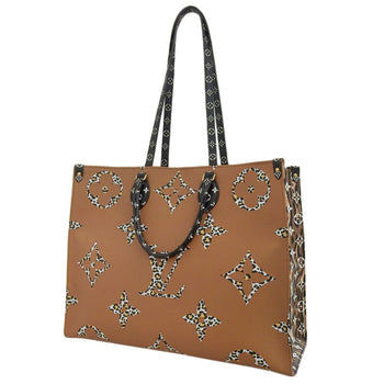 Louis Vuitton Giant Monogram Jungle On The Go Gm M44674 Tote Bag Noir
