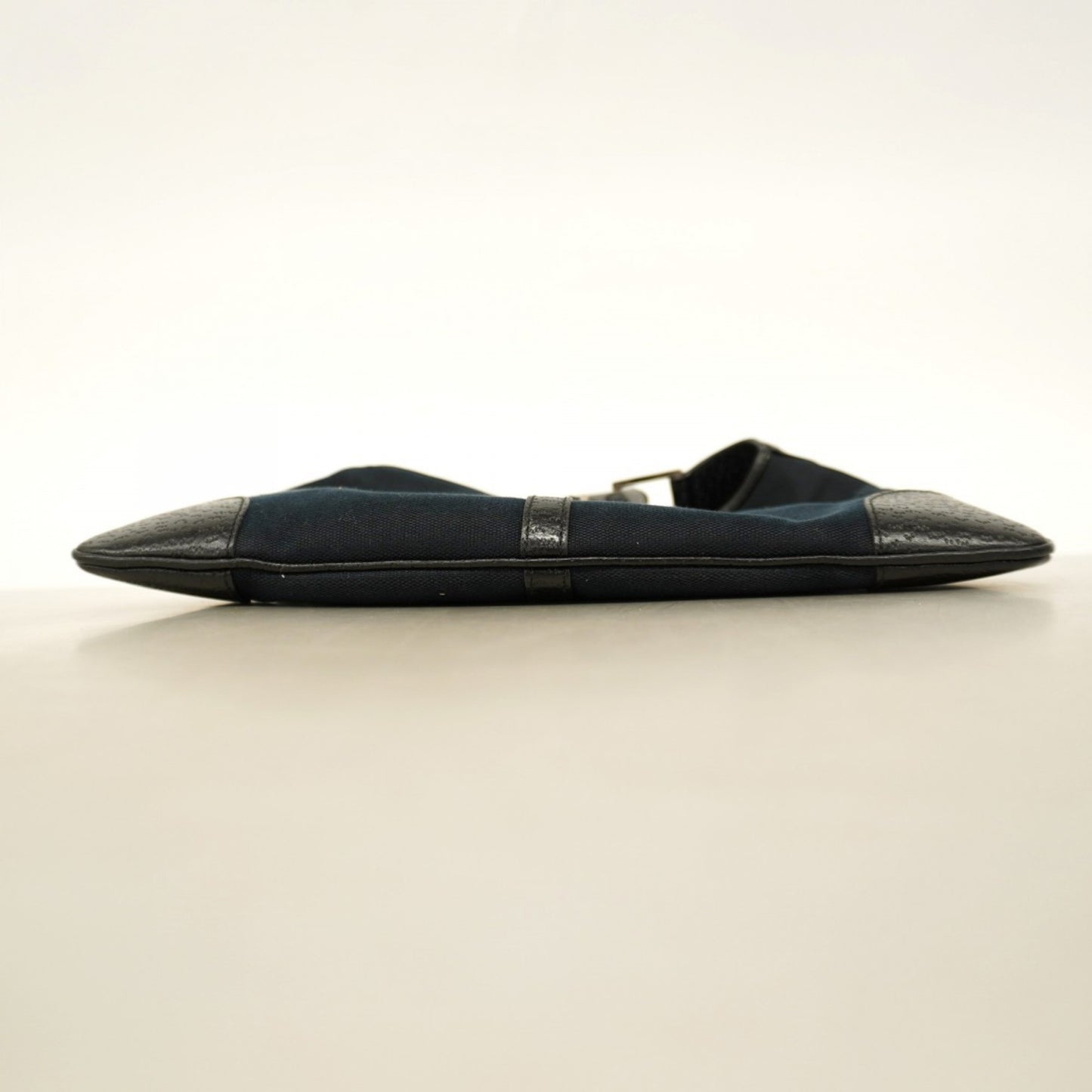 Gucci Bamboo 001 4060 Canvas Handbag Black