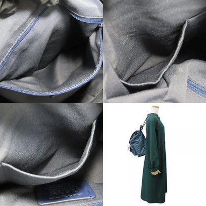 Coach Backpack/Daypack F59434 Nylon Leather Blue Navy Backpack