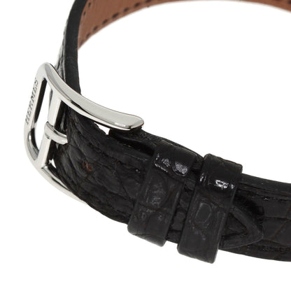 Hermes Herms Ct1.210 Cape Cod Tonneau Watch In Stainless Steel