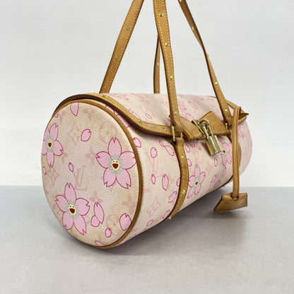 Louis Vuitton Monogram Cherry Blossom Papillon M92010 Rose Handbag