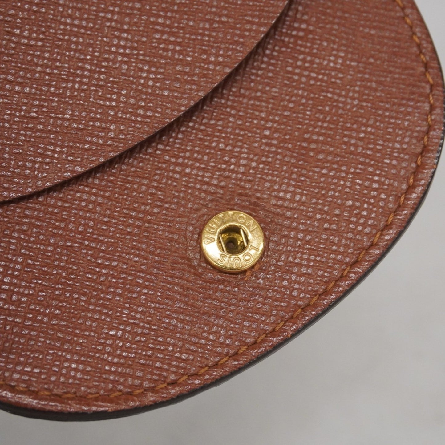 Louis Vuitton Monogram Porte Monnaie Wallet/Coin Case M61970 Brown