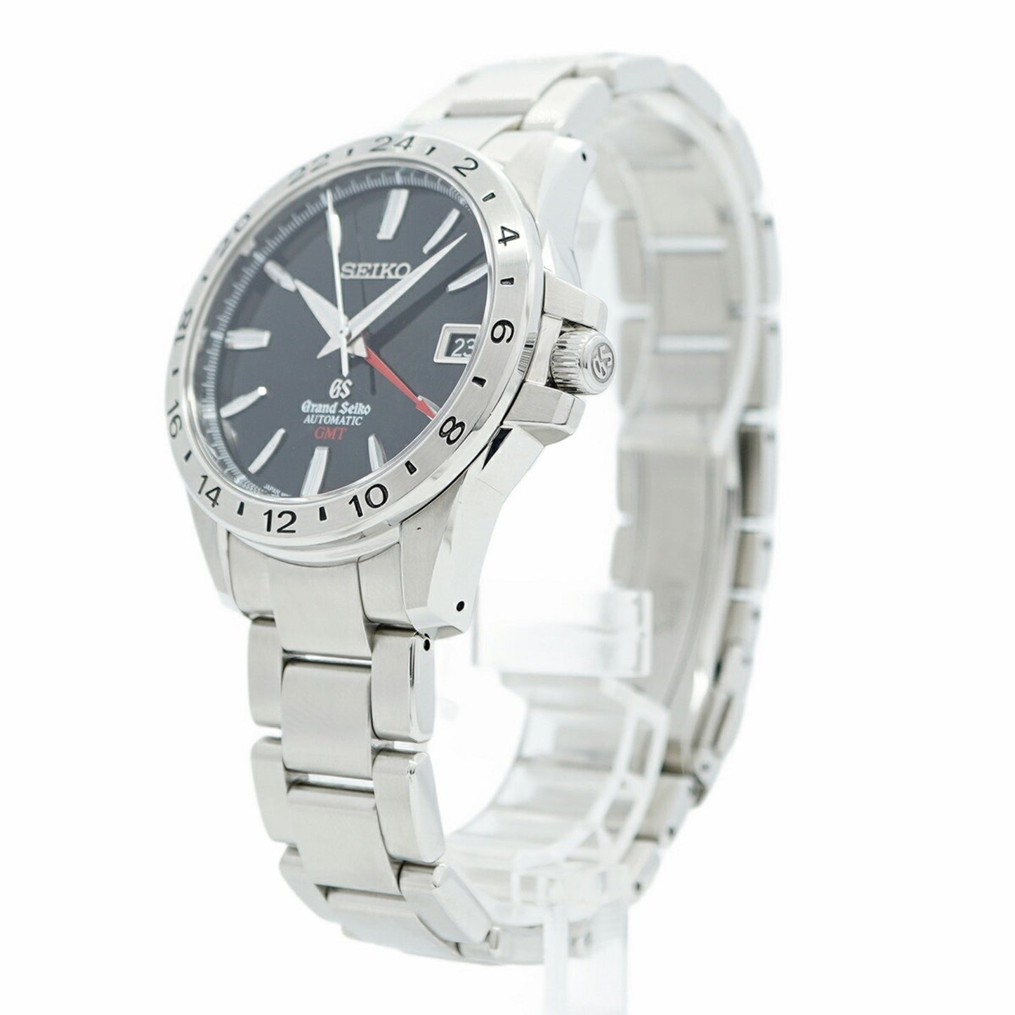 Seiko Grand 9S66-00B0 Sbgm027 Black Dial