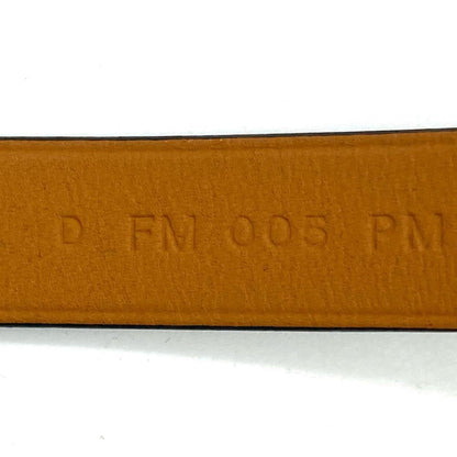 Hermes Hermes Caleche Double Tour Bracelet Leather D (Made) Stamp Black Carriage