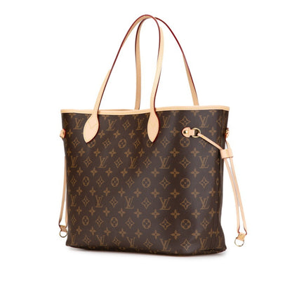 Louis Vuitton Monogram Neverfull Mm Tote Bag M40156 Brown Pvc Leather