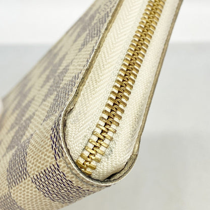 Louis Vuitton Damier Azur Zippy Wallet N41660 White