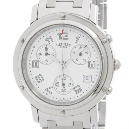 Hermes Clipper Chronograph Steel Quartz
