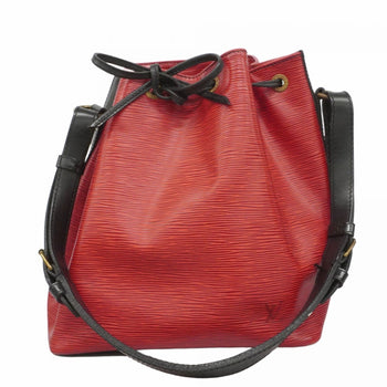 Louis Vuitton Epi Petit Noe Shoulder Bag M44172 Castilian Red Noir
