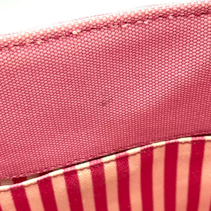 Prada Canapa Handbag B2439G Canvas Pink