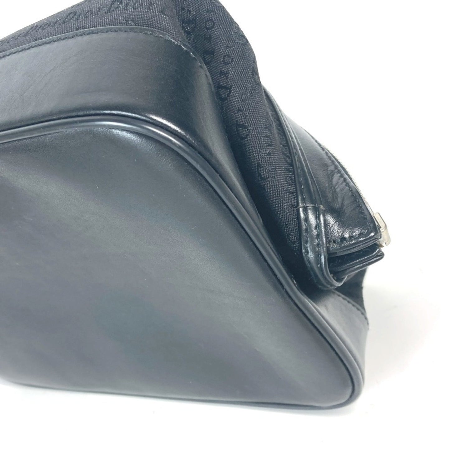 Christian Dior Dior Second Bag Pouch Canvas Leather