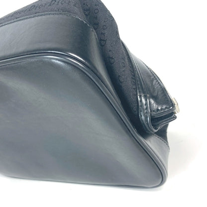Christian Dior Dior Second Bag Pouch Canvas Leather