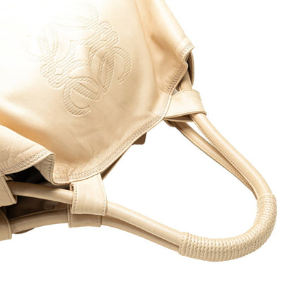 Loewe Anagram Logo Nappa Aire Handbag In Ivory