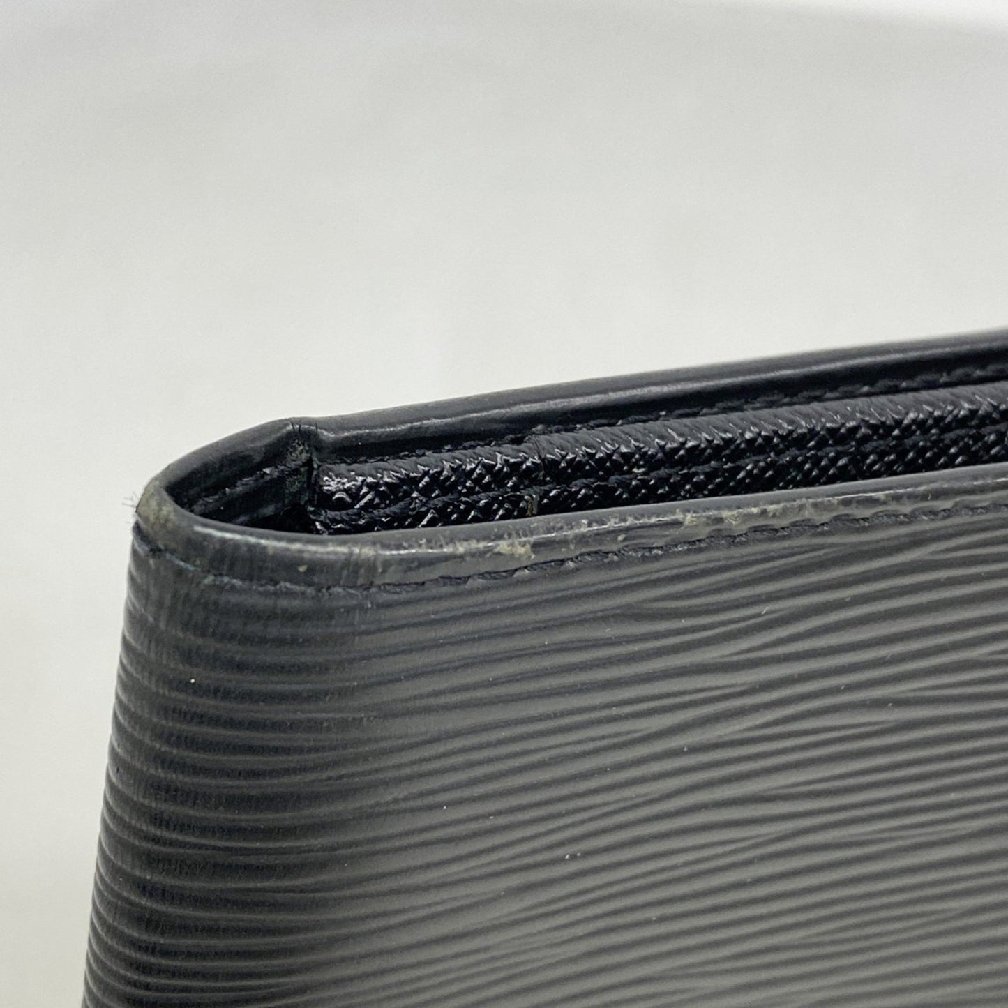 Louis Vuitton Epi Long Wallet Porte Carte Credit M63212 Noir